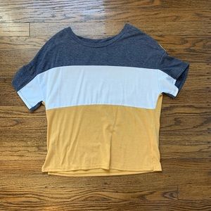 Colorblock short sleeve